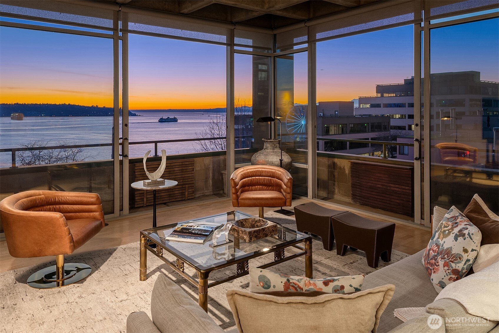 87 Virginia Street, Unit 8 Seattle, WA 98101 - Photo 2 of 34 a living room with furniture and a fireplace