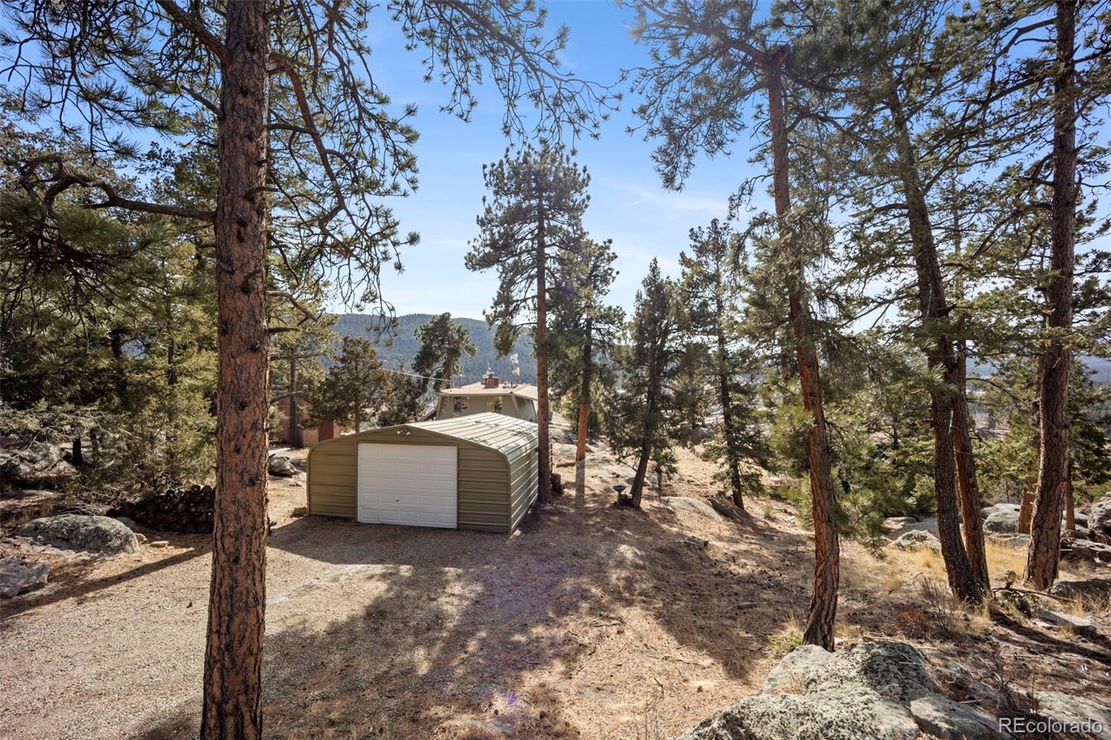 25874 Mosier Street Conifer, CO 80433 - Photo 22 of 45 a view of a forest with large trees