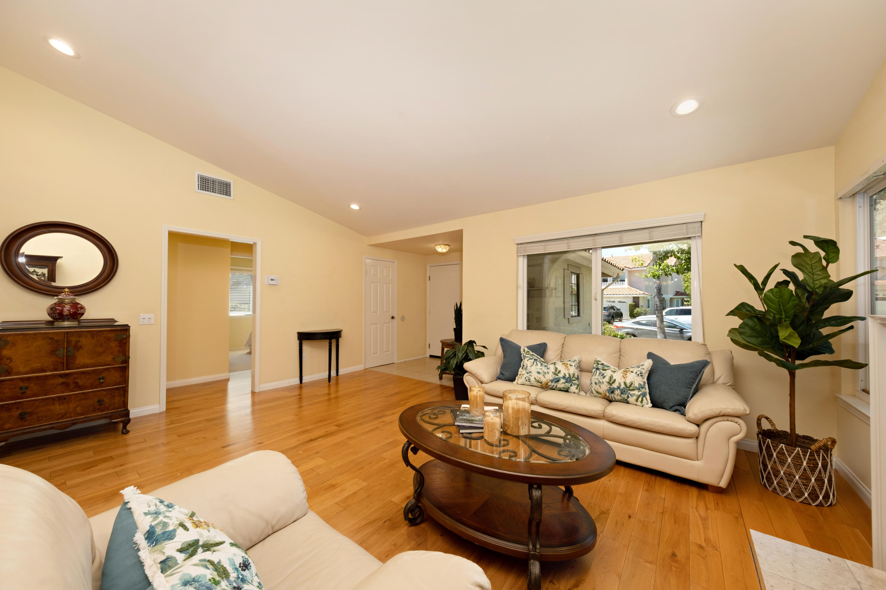 19358 Crystal Ridge Lane Porter Ranch, CA 91326 - Photo 9 of 37 a living room with furniture and wooden floor