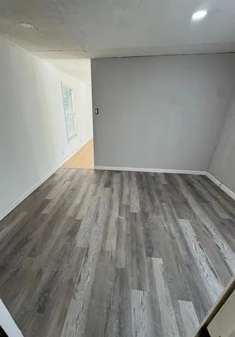 a view of a wooden floor space