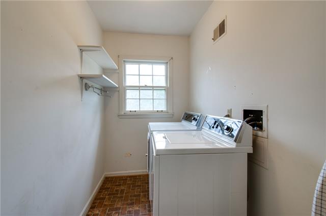 5326 Overton Road Nashville, TN 37220 - Photo 14 of 20 The Utility Room is 5x8 with Vinyl Flooring and the Washer and Dryer are Negotiable!