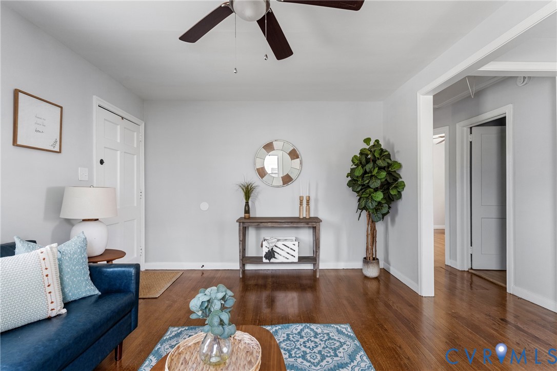 2700 Berry Road Richmond, VA 23234 - Photo 13 of 46 a living room with furniture and a fireplace