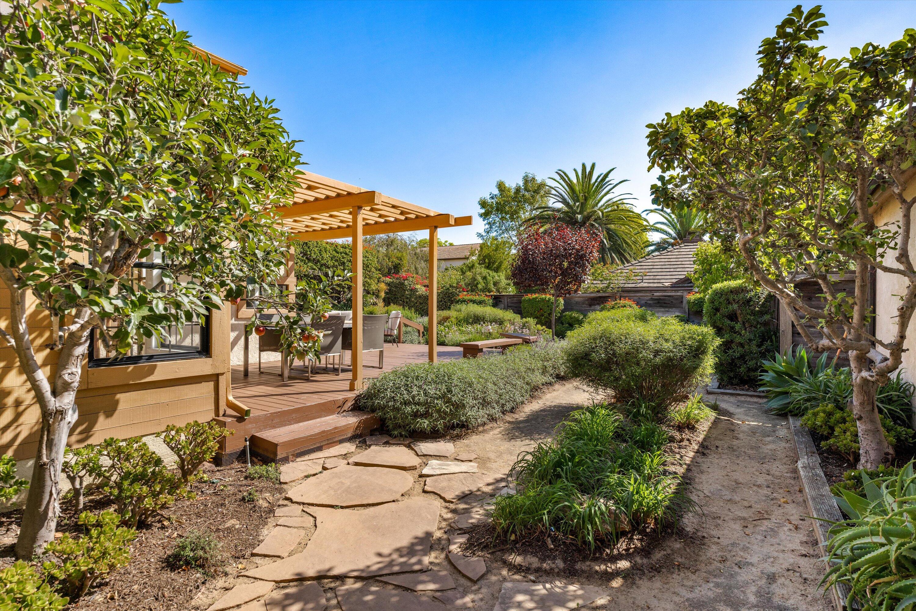 779 Dos Hermanos Road Santa Barbara, CA 93111 - Photo 31 of 33 a view of a backyard of the house