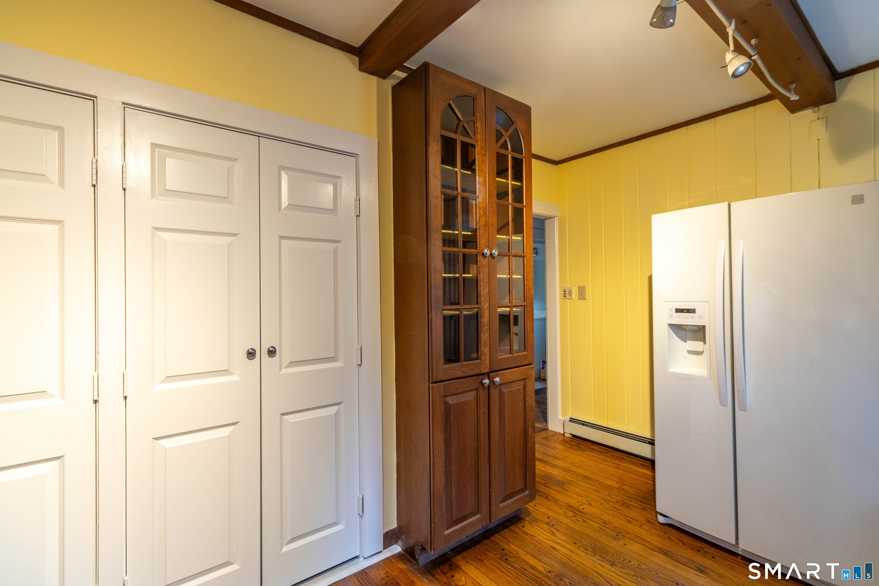 1661 Center Groton Road Ledyard, CT 06339 - Photo 20 of 39 a view of a hallway with wooden floor