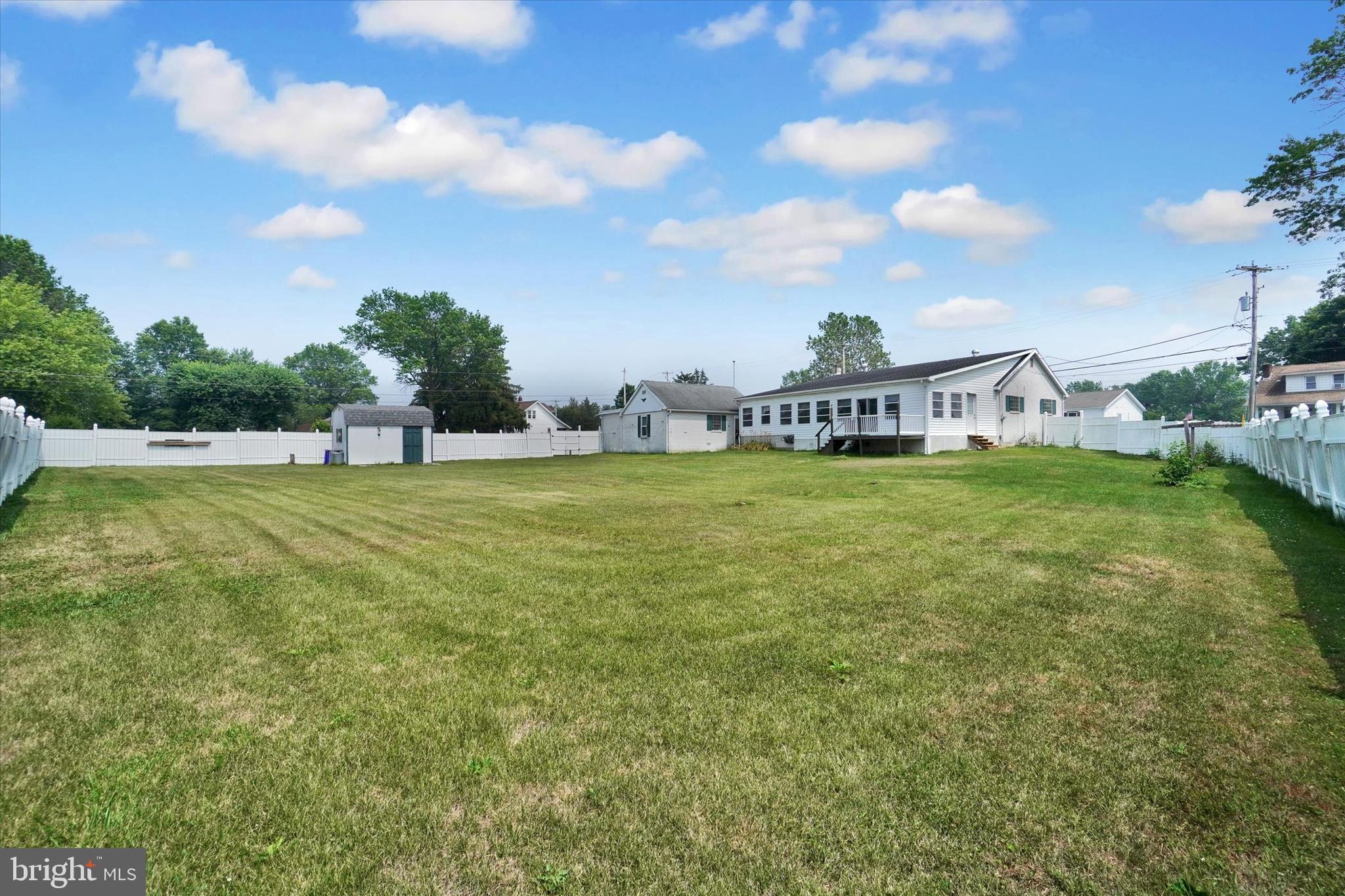 790 Church Road York, PA 17404 - Photo 4 of 27 Fenced Rear Yard with Deck & Shed