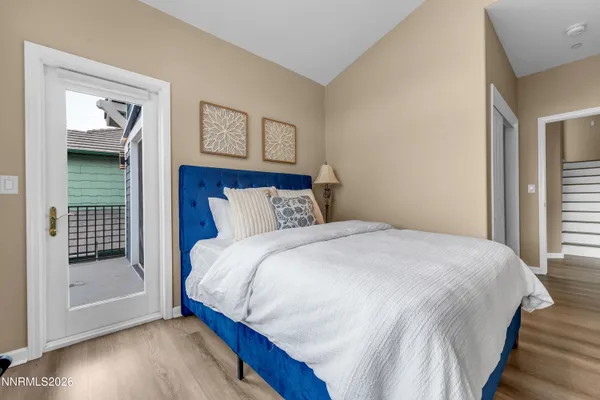 a view of a lake with a mountain