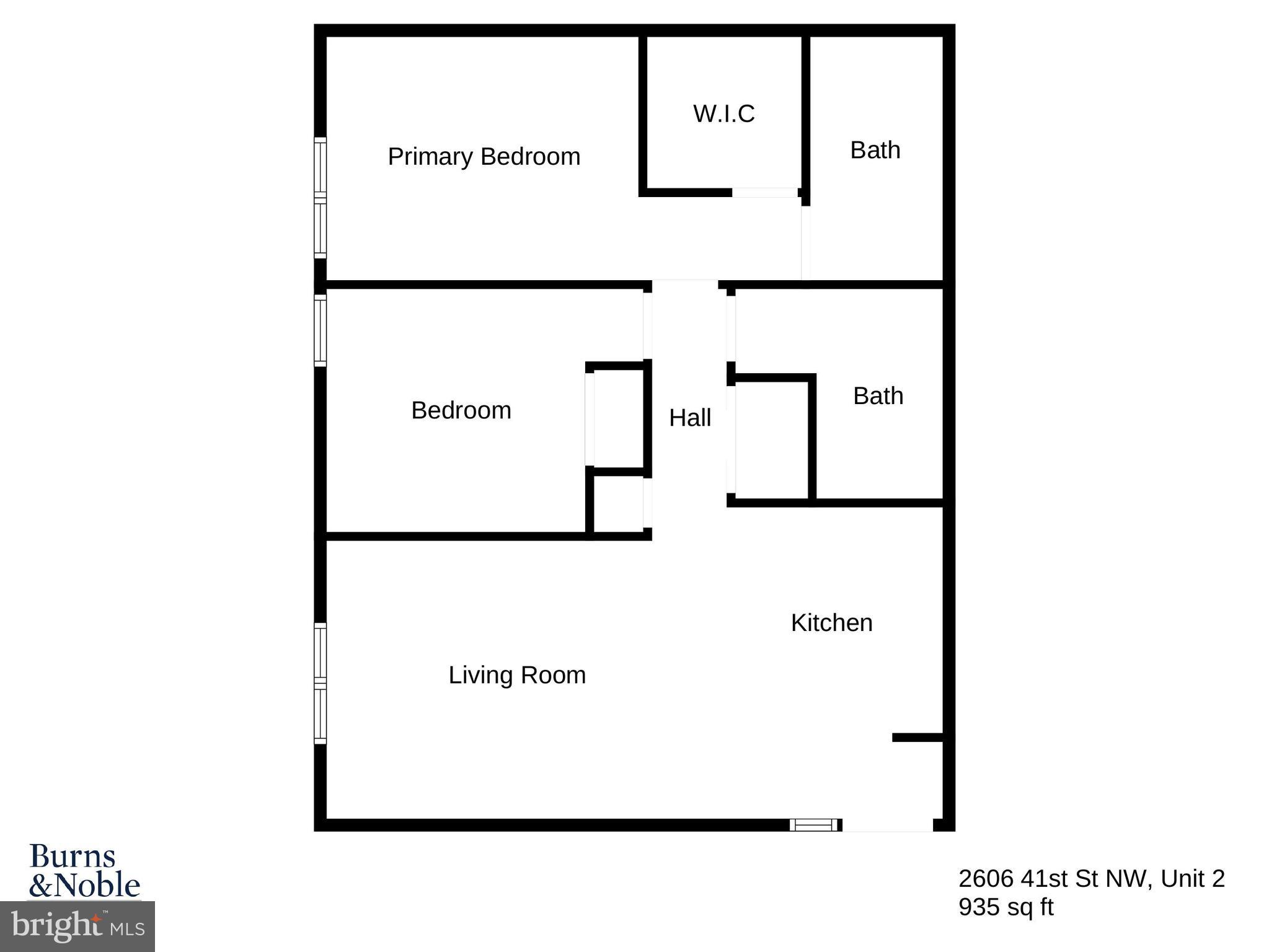 2606 41st Street Northwest, Unit 2 Washington, DC 20007 - Photo 26 of 26 a picture of a wall with a white wall and a white wall