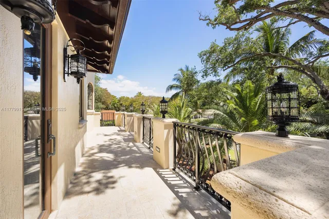 a view of balcony and deck