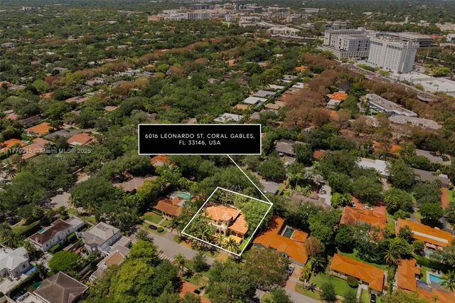 $5,995,000 | 6016 Leonardo Street, Coral Gables, FL 33146