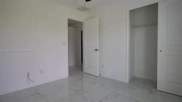 a view of an empty room