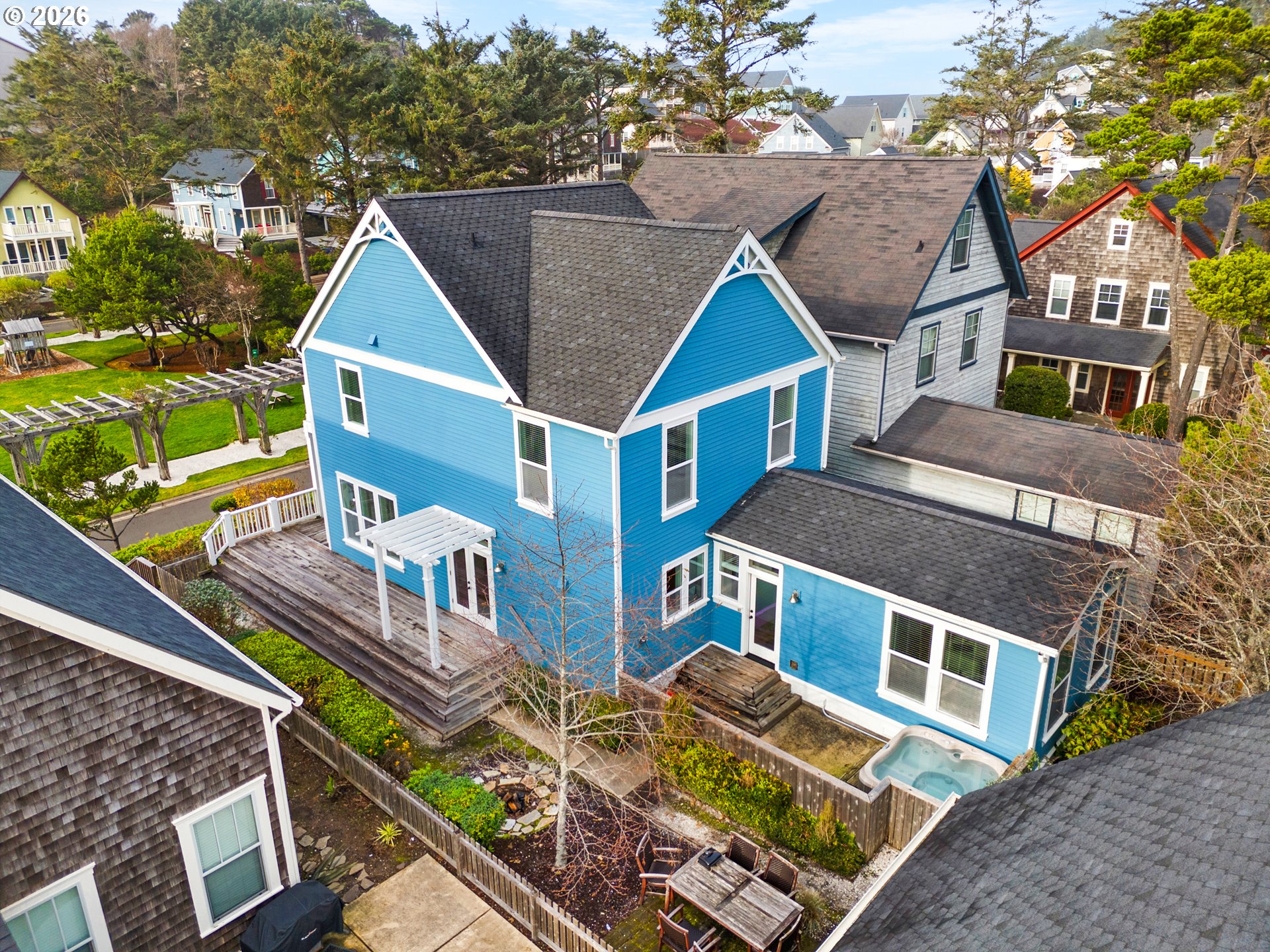 2746 Southwest Barnacle Avenue Lincoln City, OR 97367 - Photo 3 of 48 a aerial view of a house with a yard
