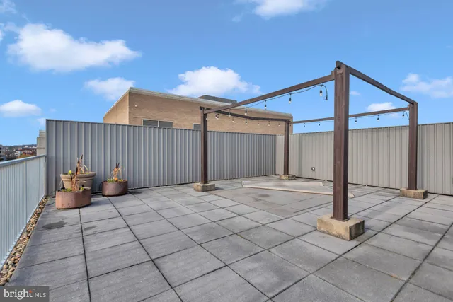 a front view of a building