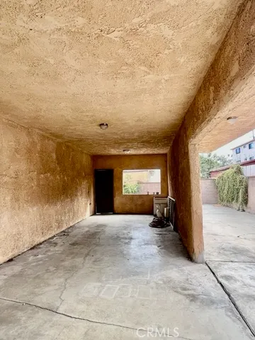 a view of a building with a outdoor space