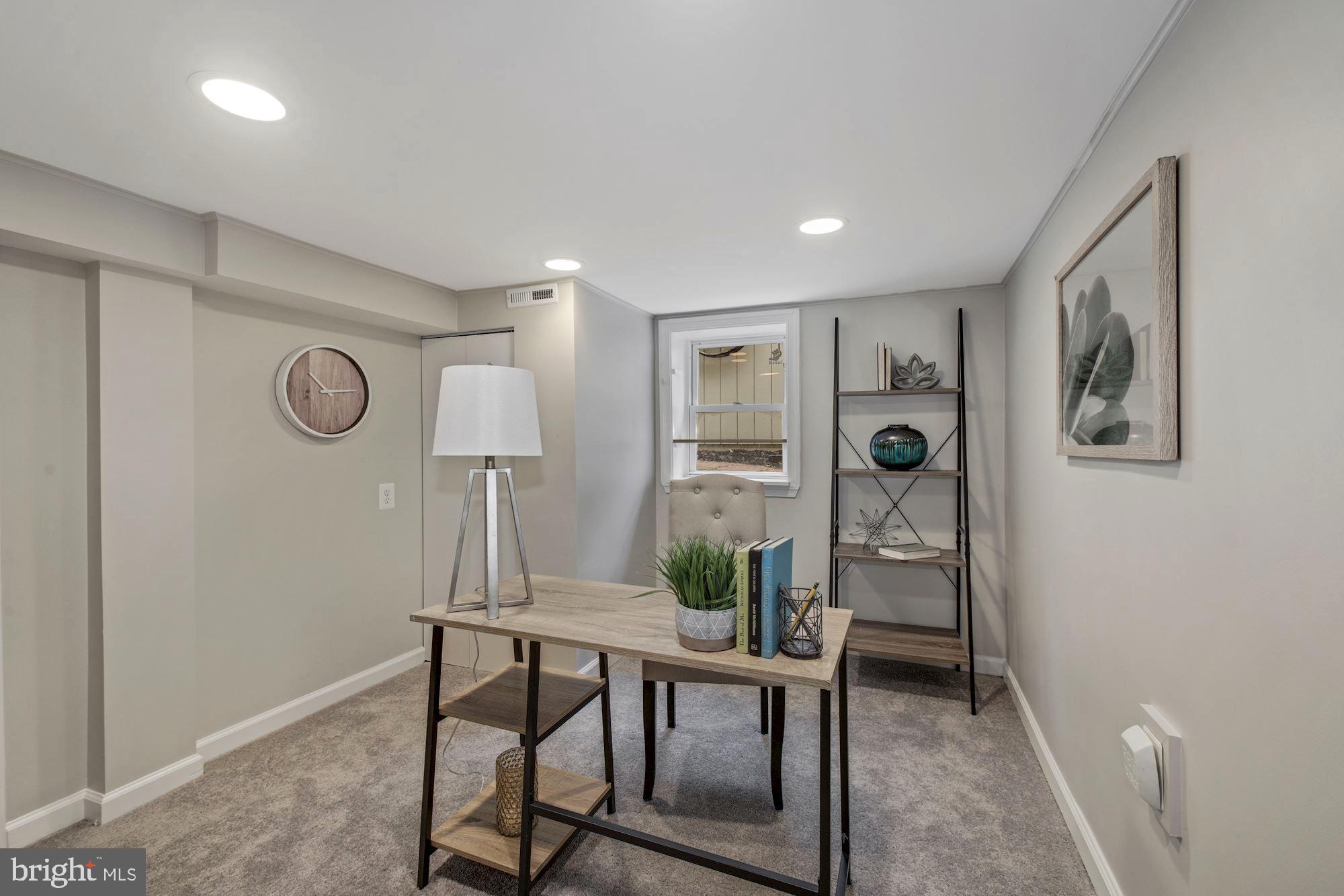 7036 Warfield Road Gaithersburg, MD 20882 - Photo 21 of 30 Lower Level Bedroom Also a Great Office Option
