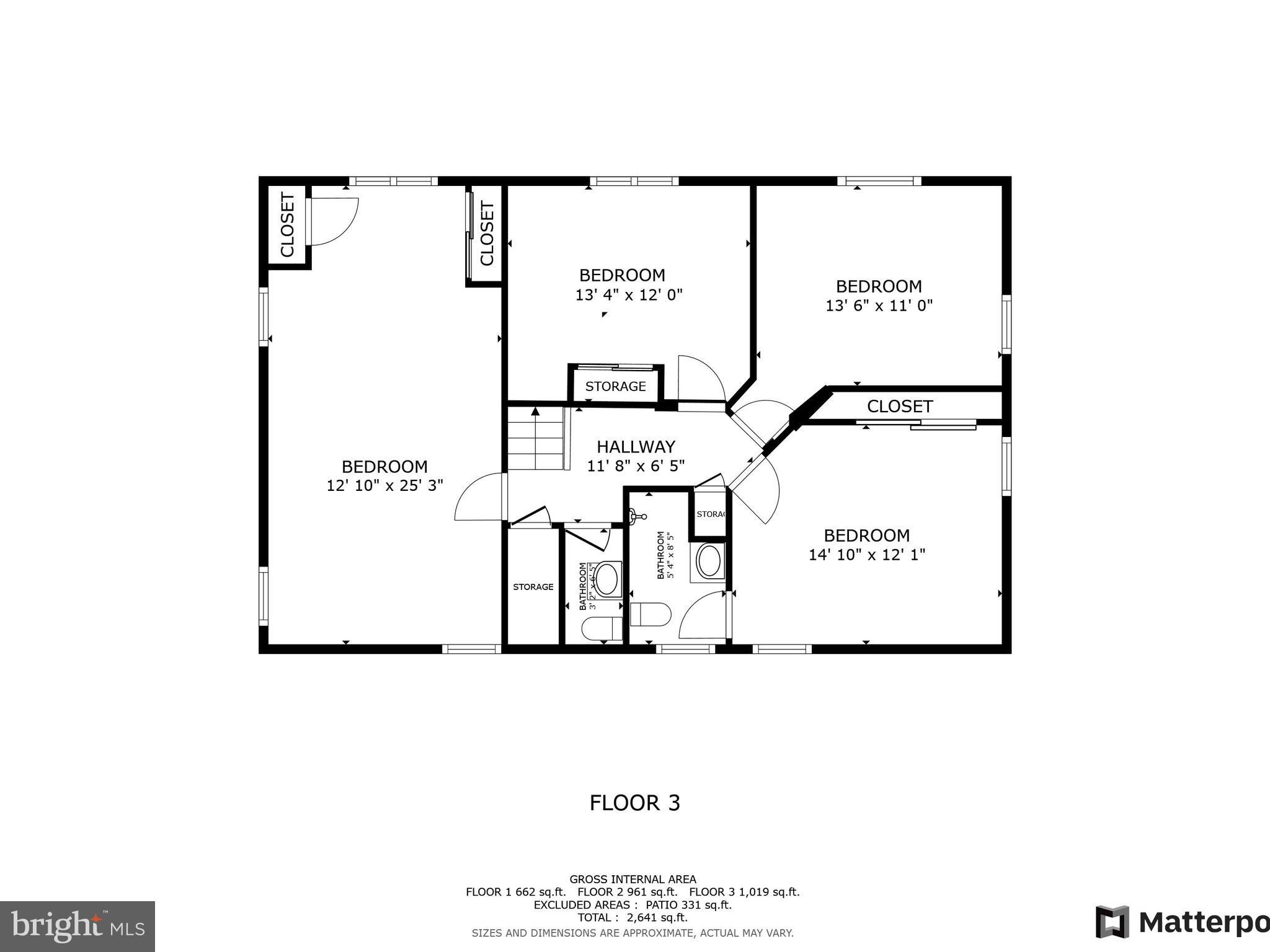707 Linwood Avenue Bel Air, MD 21014 - Photo 35 of 37 Upper Level Floor Plan