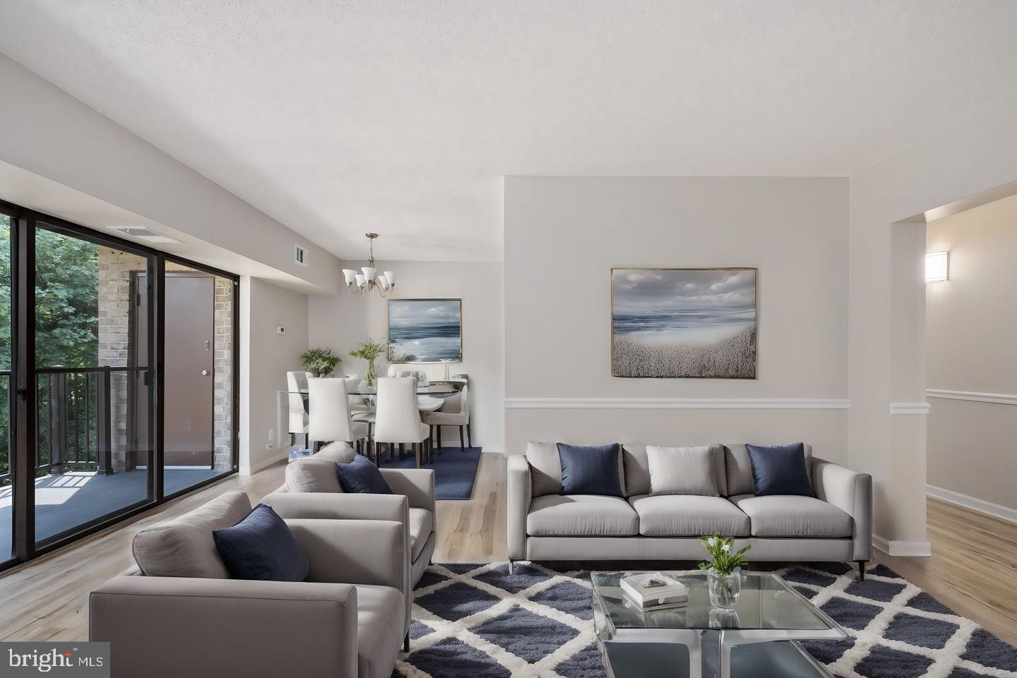 Bright and airy living space awaits.