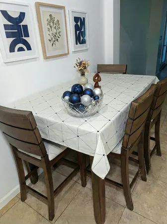 a room with table and chair