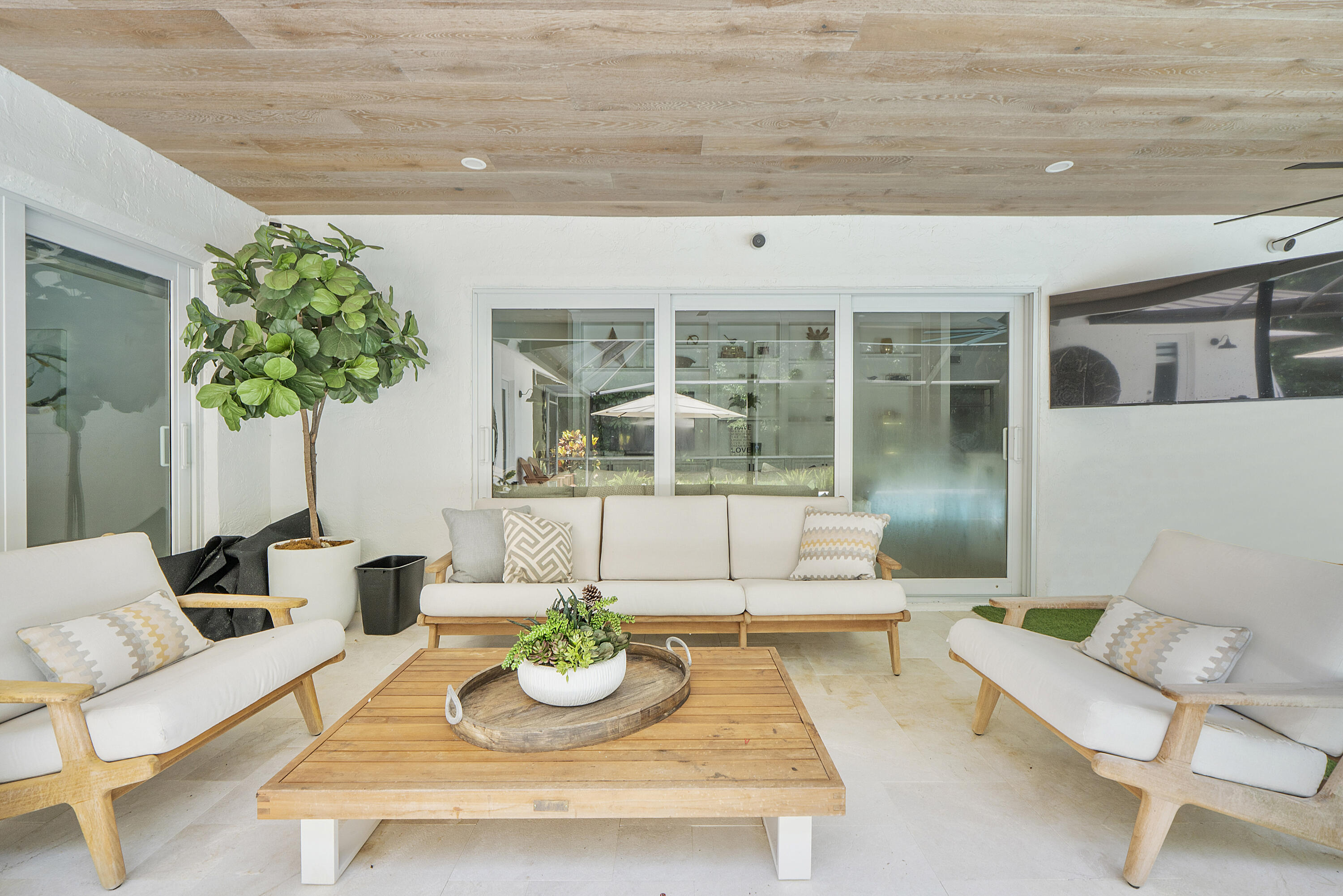 2421 Northwest 36th Street Boca Raton, FL 33431 - Photo 34 of 72 Wood Ceiling Patio