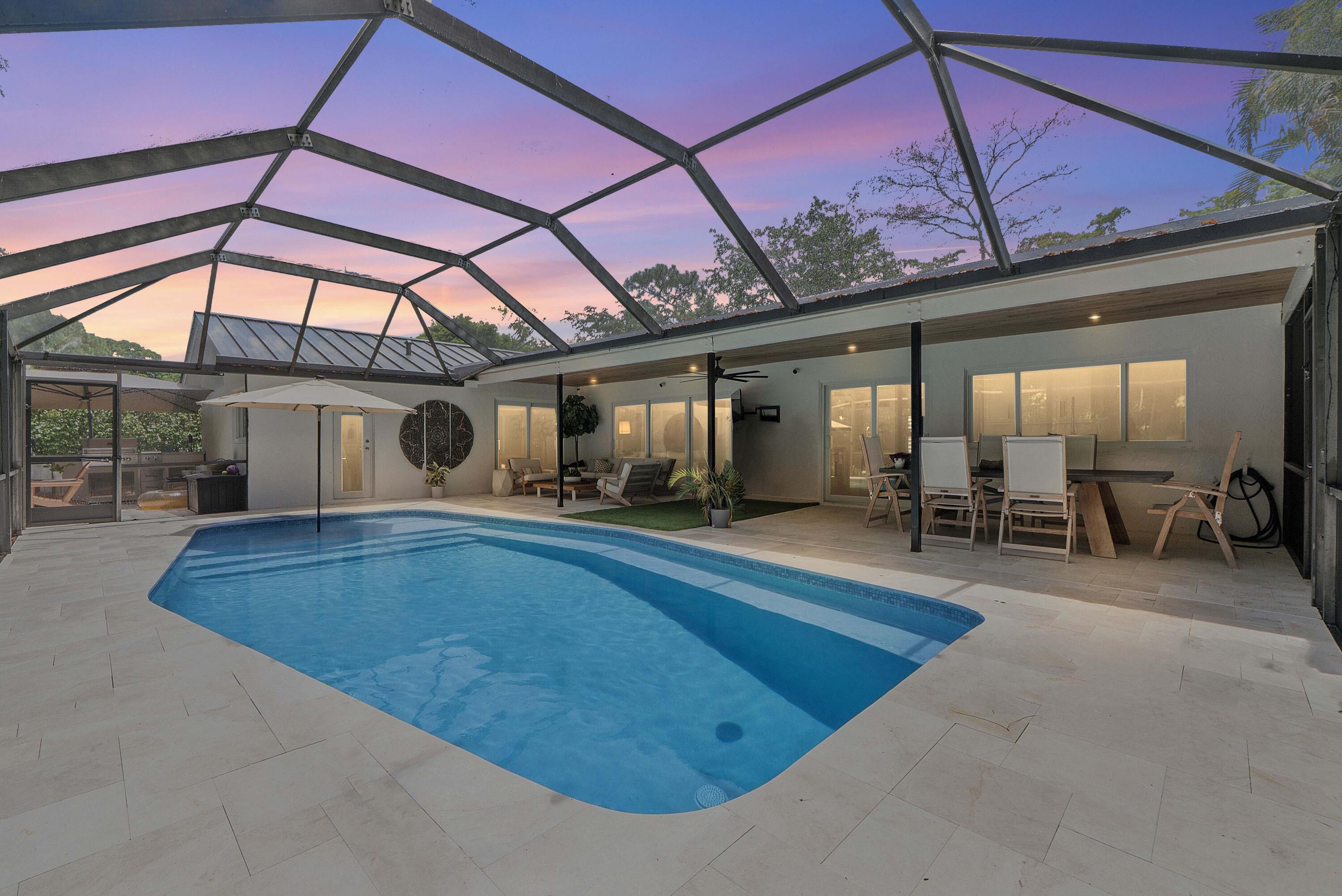 2421 Northwest 36th Street Boca Raton, FL 33431 - Photo 42 of 72 Sunset Pool View