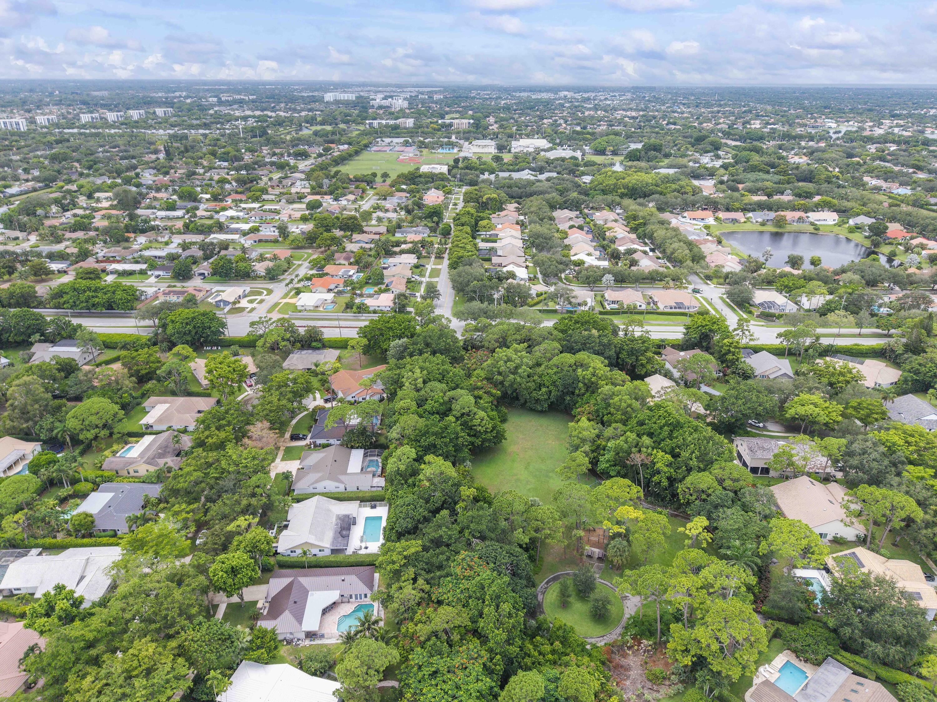 2421 Northwest 36th Street Boca Raton, FL 33431 - Photo 54 of 72 Aerial View of Millpond