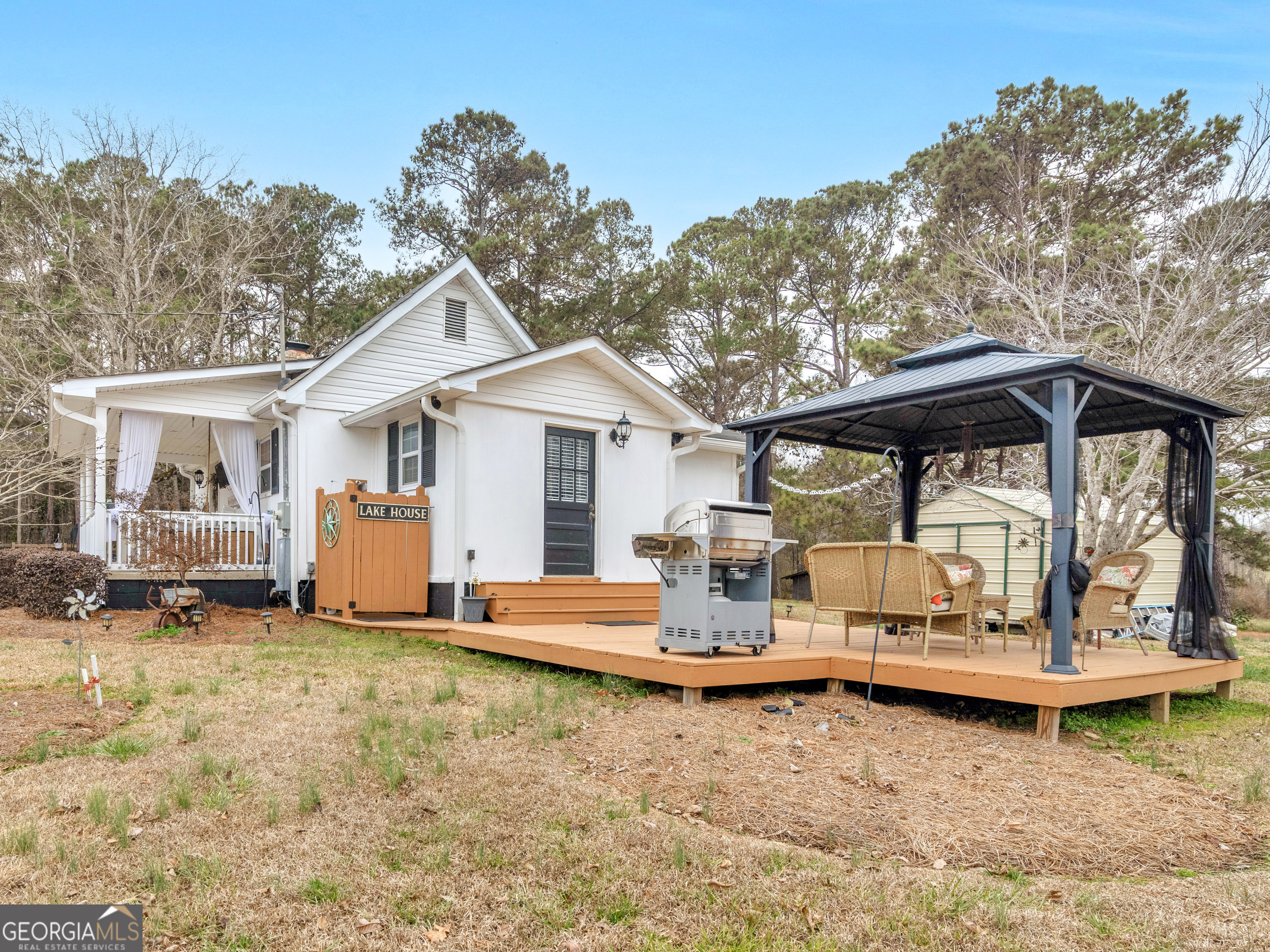 120 Ellerbee Lake Road Thomaston, GA 30286 - Photo 15 of 23 a view of a house with backyard