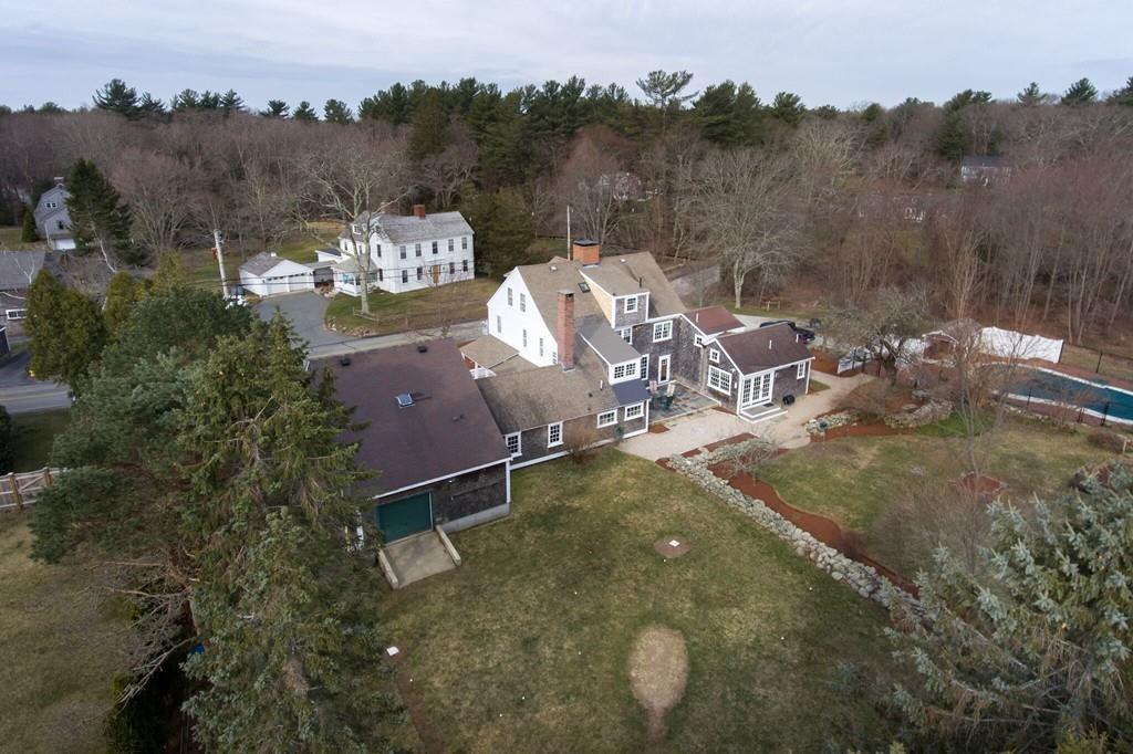 220 Prospect Street Hingham, MA 02043 - Photo 30 of 41 an aerial view of a house with a yard