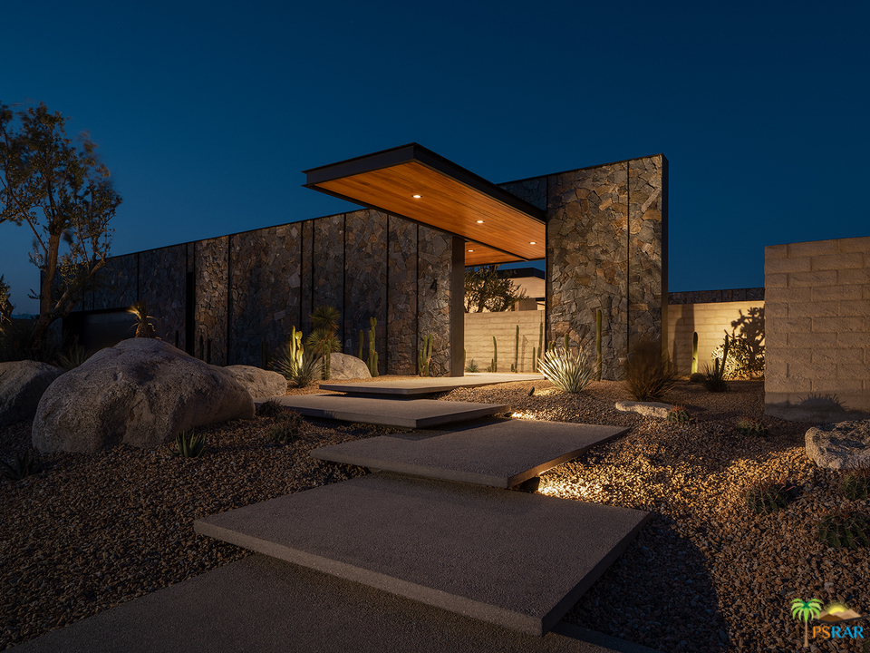 2 Echo Lane Rancho Mirage, CA 92270 - Photo 21 of 40 a view of a house with backyard and sitting area