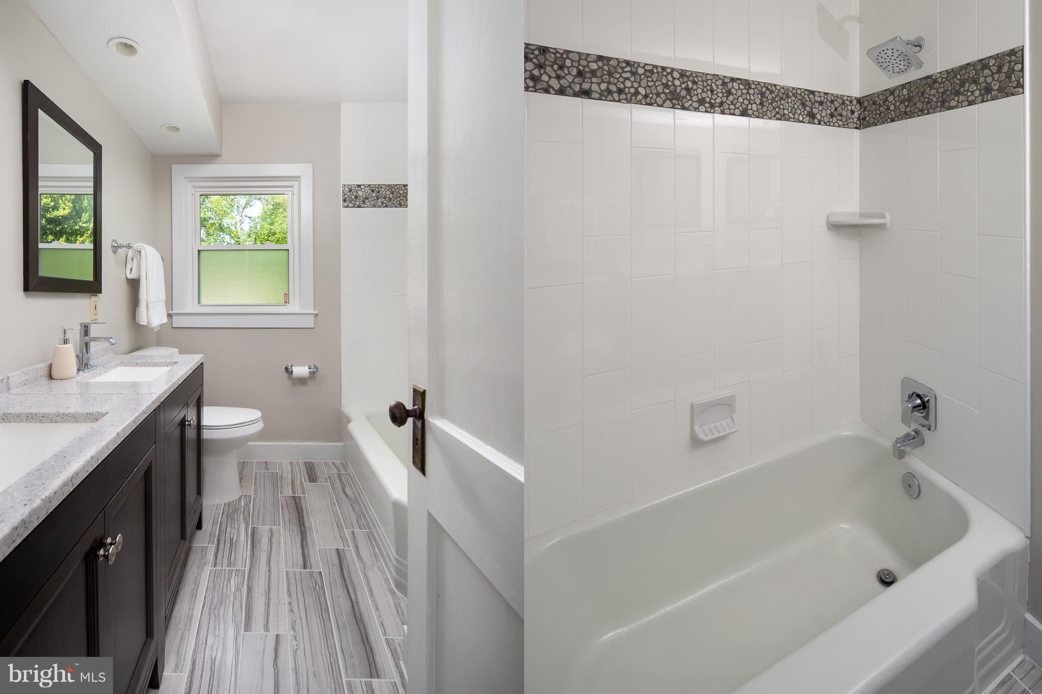 146 Frazier Road Warrenton, VA 20186 - Photo 14 of 27 Gorgeous tile floors and tub surround