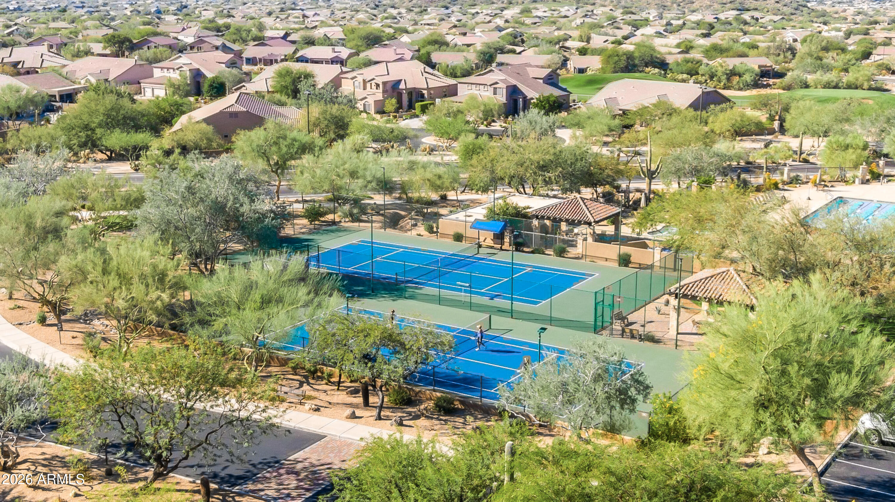 4046 North Silver Ridge Circle Mesa, AZ 85207 - Photo 51 of 53 Community Tennis Courts