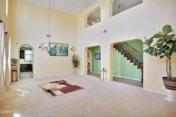 a view of livingroom with furniture and window