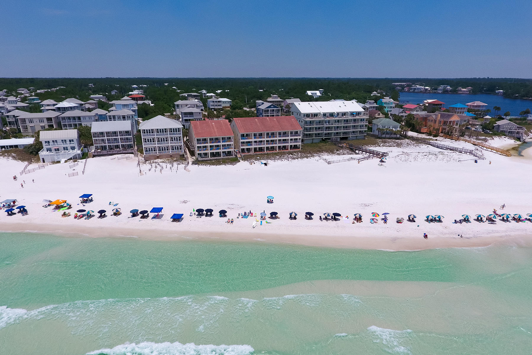595 Eastern Lake Road, Unit 108 Santa Rosa Beach, FL 32459 - Photo 26 of 26 a view of a black and white sky