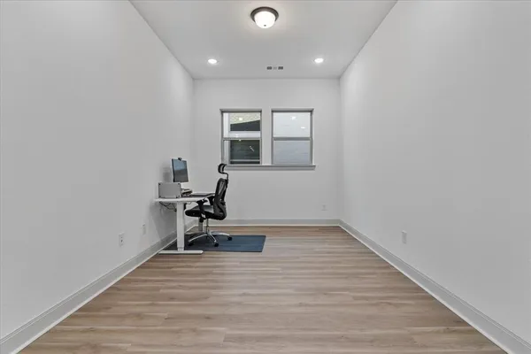 wooden floor in an empty room with wooden floor
