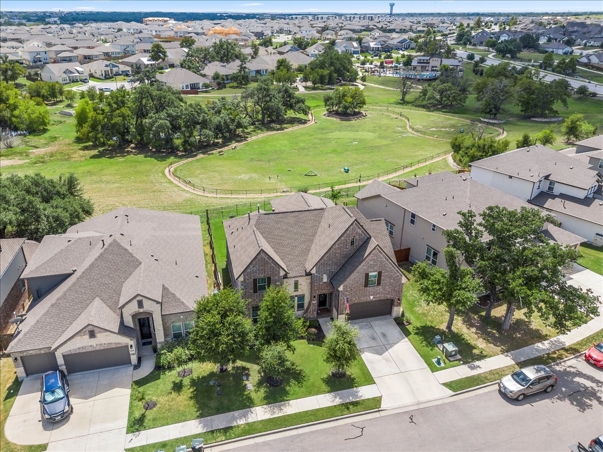 200 Draco Street Georgetown, TX 78628 - Photo 31 of 39 an aerial view of a house with outdoor space
