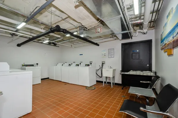a view of a storage & utility room