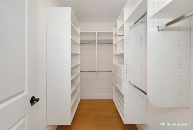 a view of walk in closet
