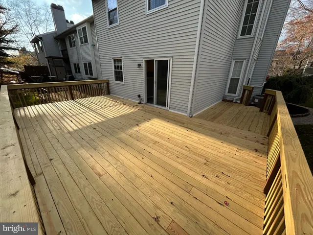 a view of a house with wooden floor