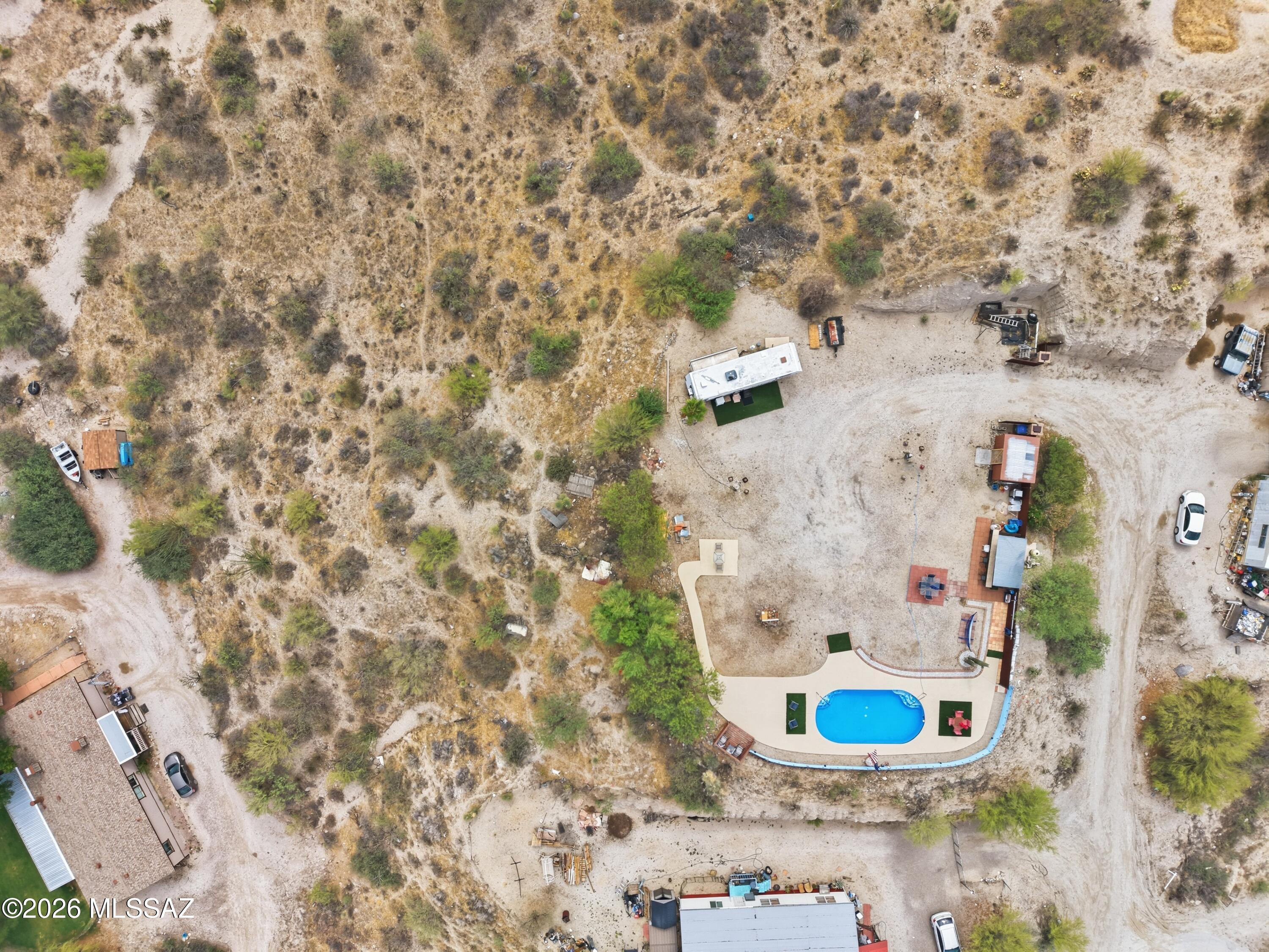 4461 East Rollins Road Tucson, AZ 85739 - Photo 3 of 14 Home is on 0.89 Acres