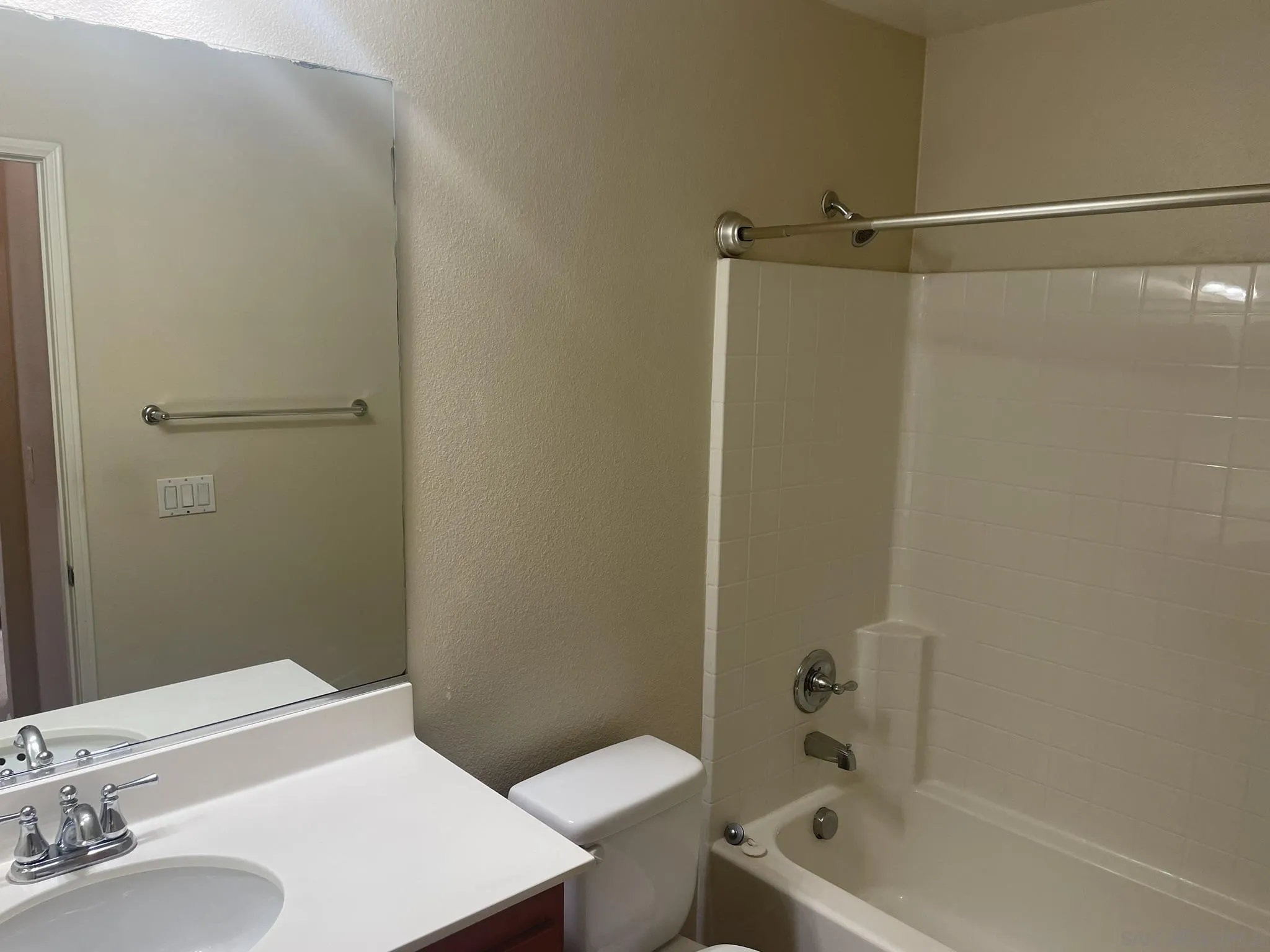 347 Borden Road San Marcos, CA 92069 - Photo 14 of 16 a bathroom with a sink a toilet and shower
