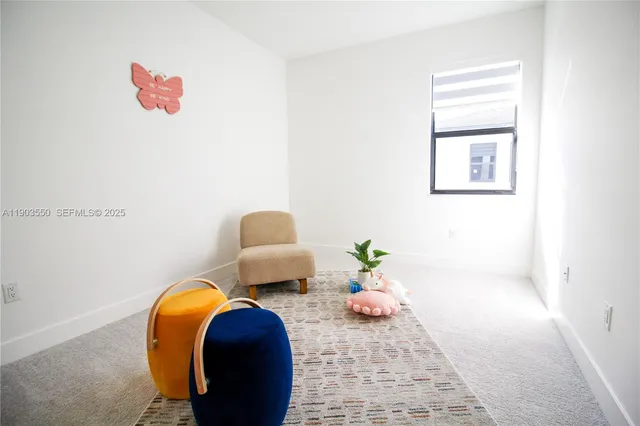 a swimming pool with a couch