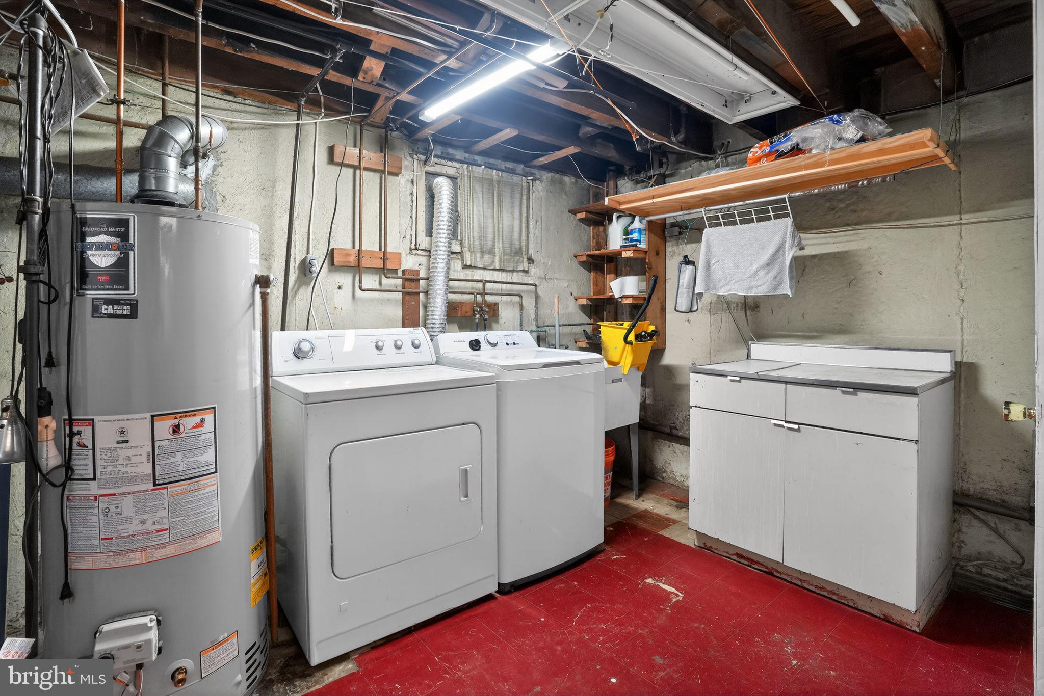 616 Hey Lane Springfield, PA 19064 - Photo 31 of 35 a utility room with dryer and washer