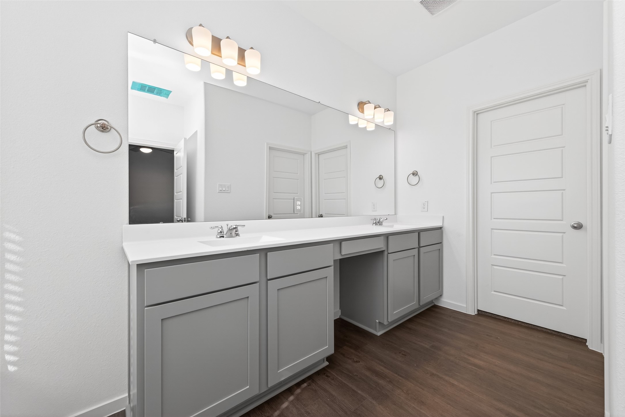 12375 Sunset Canyon Way Willis, TX 77318 - Photo 24 of 40 a bathroom with a double vanity sink a mirror and a shower