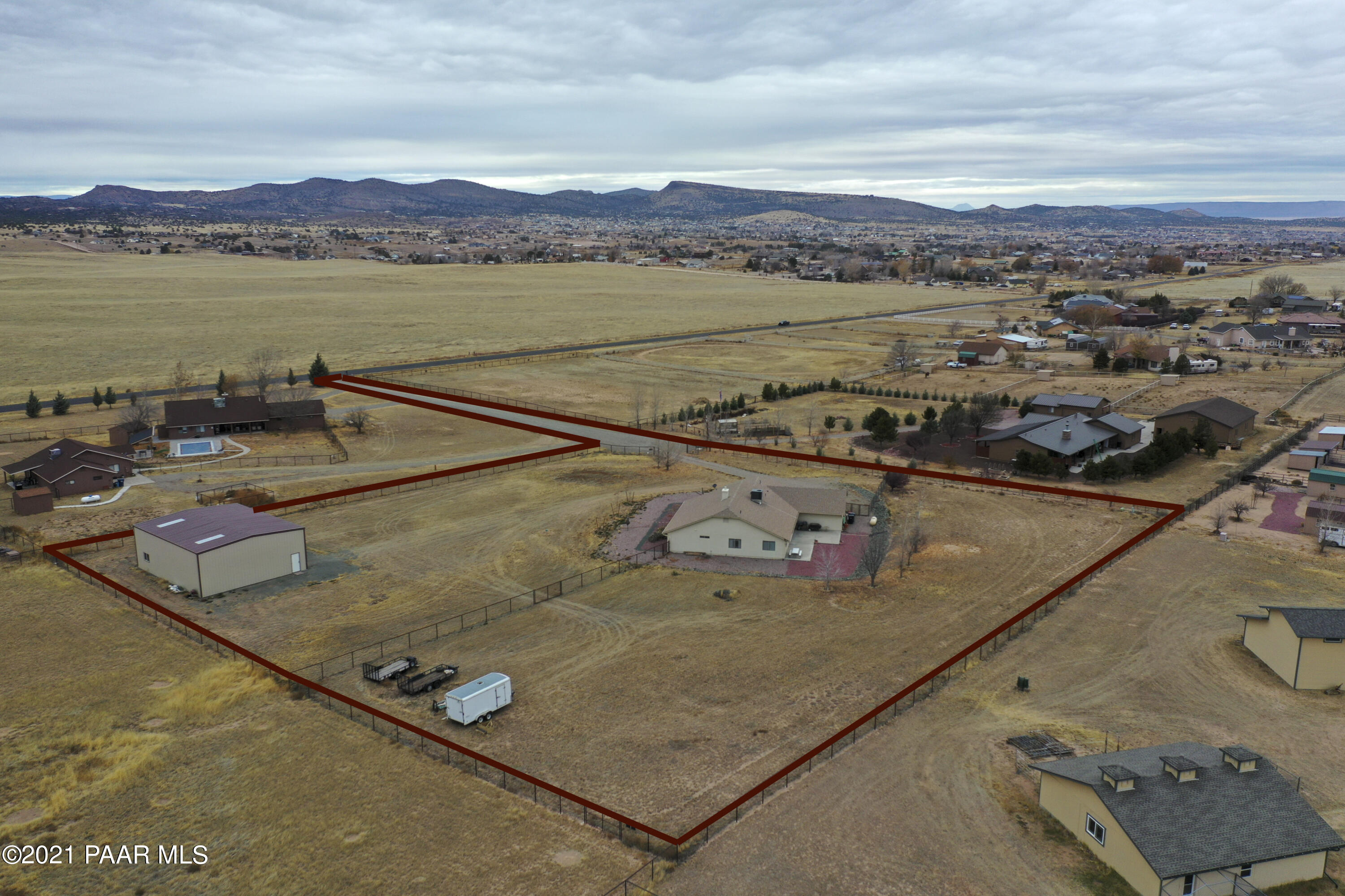 675 North Reed Road Chino Valley, AZ 86323 - Photo 38 of 43 Aerial Overview 3