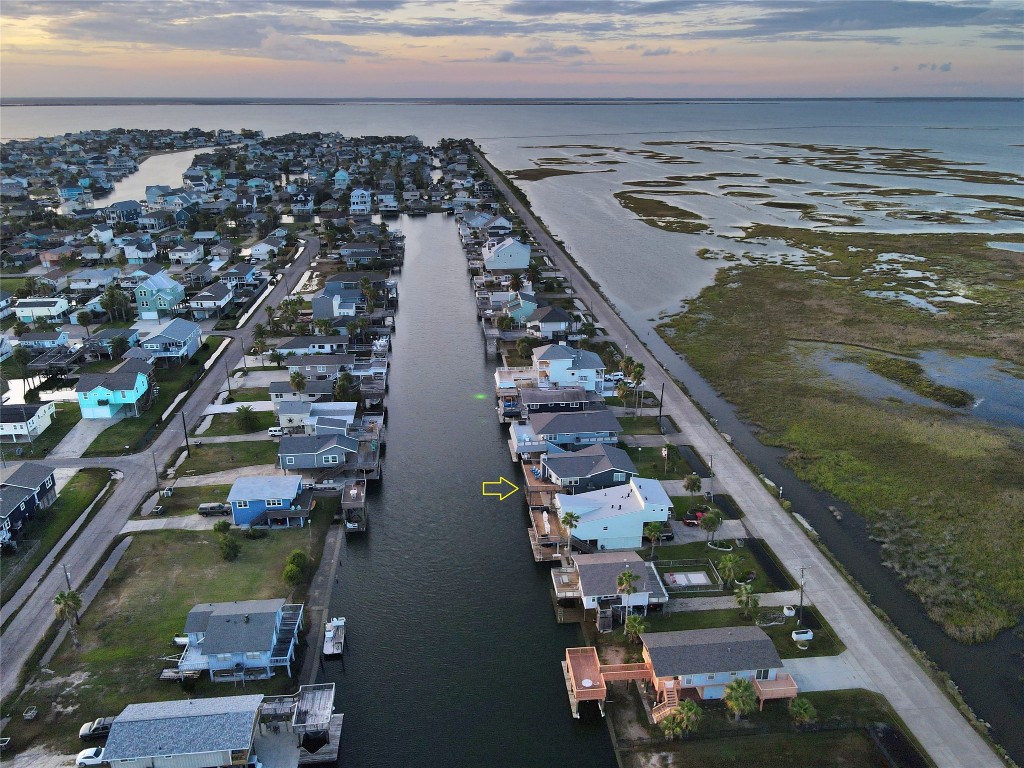 4729 Jolly Roger Road Jamaica Beach, TX 77554 - Photo 44 of 45 a view of a city with ocean view