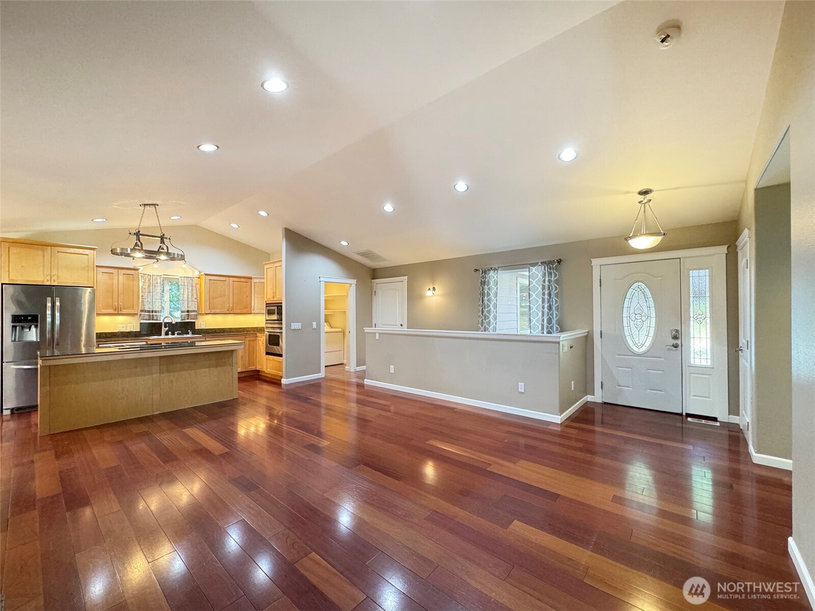 60 Alderwood Drive Sequim, WA 98382 - Photo 4 of 40 a view of a kitchen with a sink cabinets and wooden floor