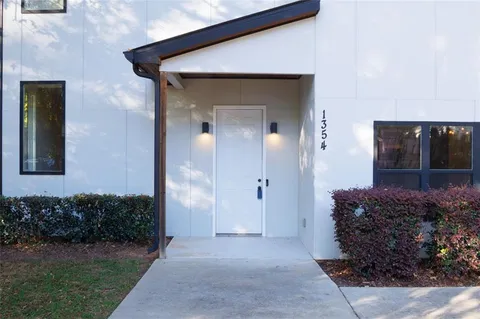 a view of front door of house