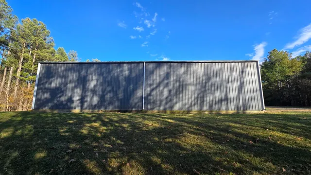 a backyard of a house