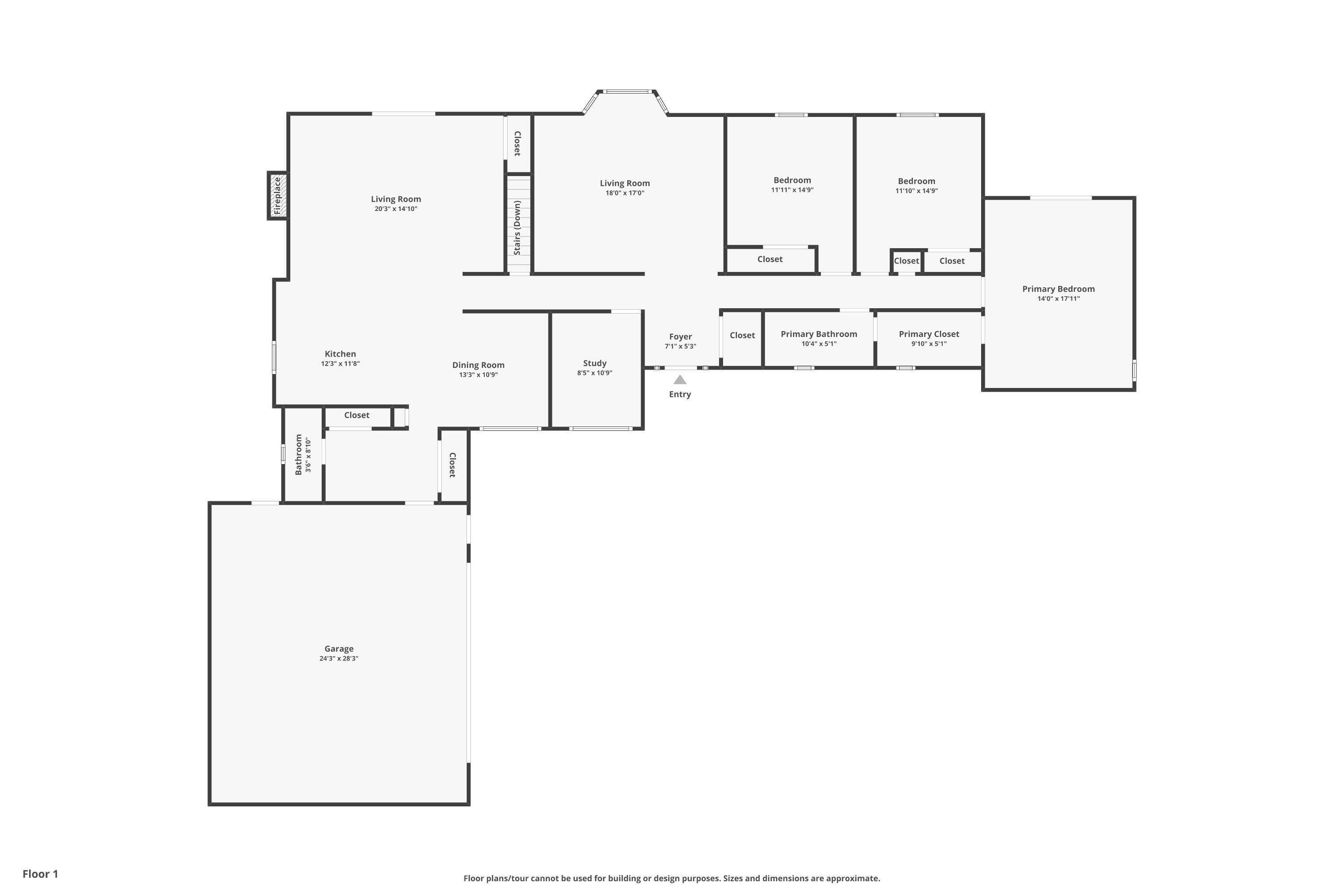 W4978 Valley Creek Road Fond du Lac, WI 54937 - Photo 59 of 60 Floor Plan Level 1