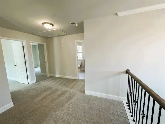 a view of empty room