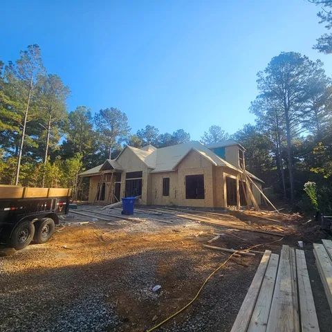 a view of a house with a big yard