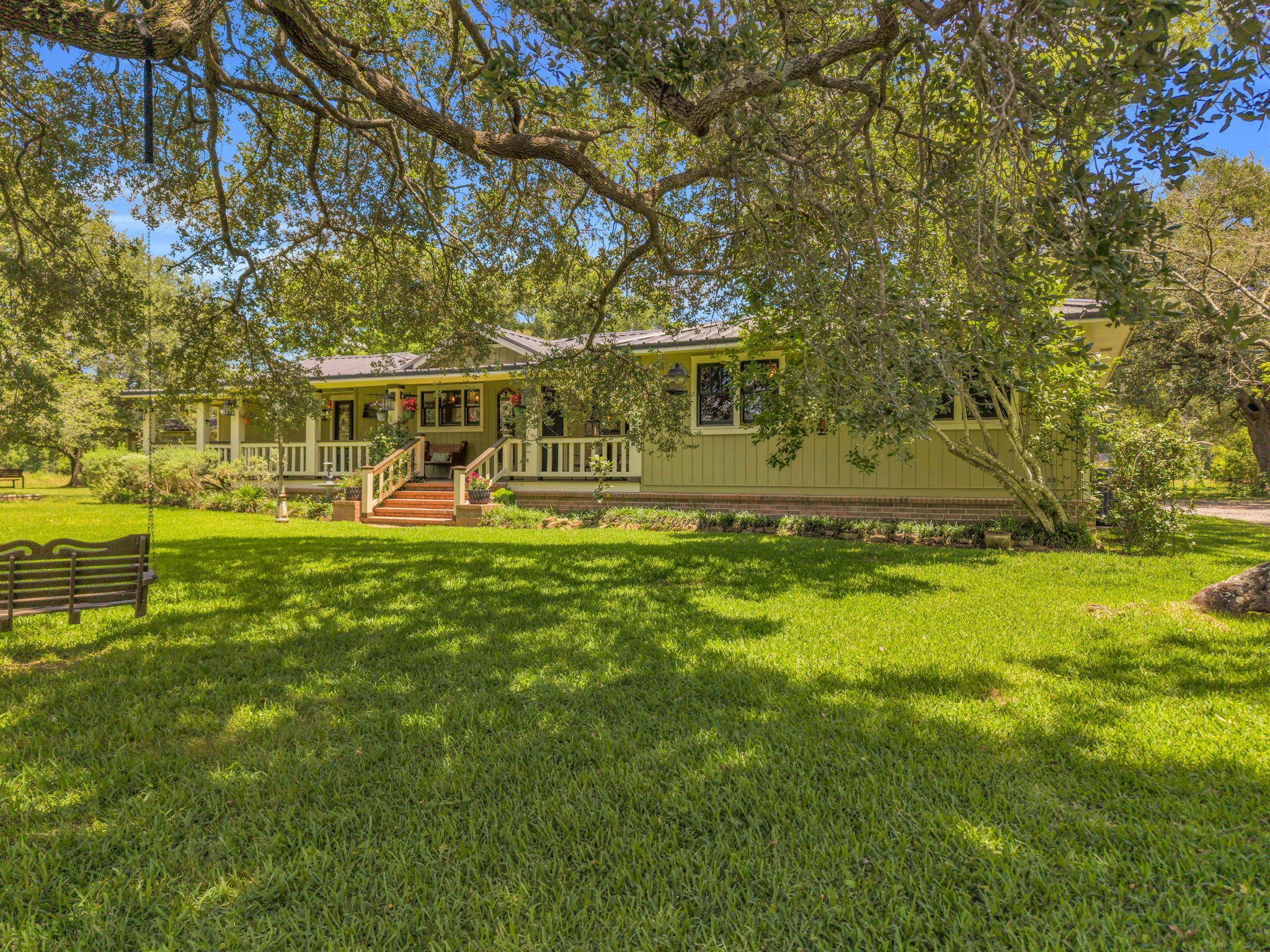 17821 Brown Road Conroe, TX 77306 - Photo 3 of 50 a view of a house with a big yard